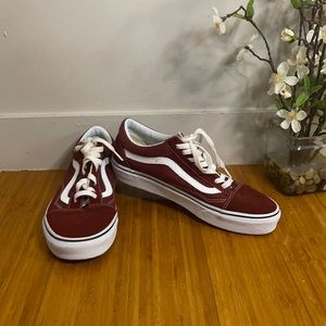 Vans Burgundy sneakers